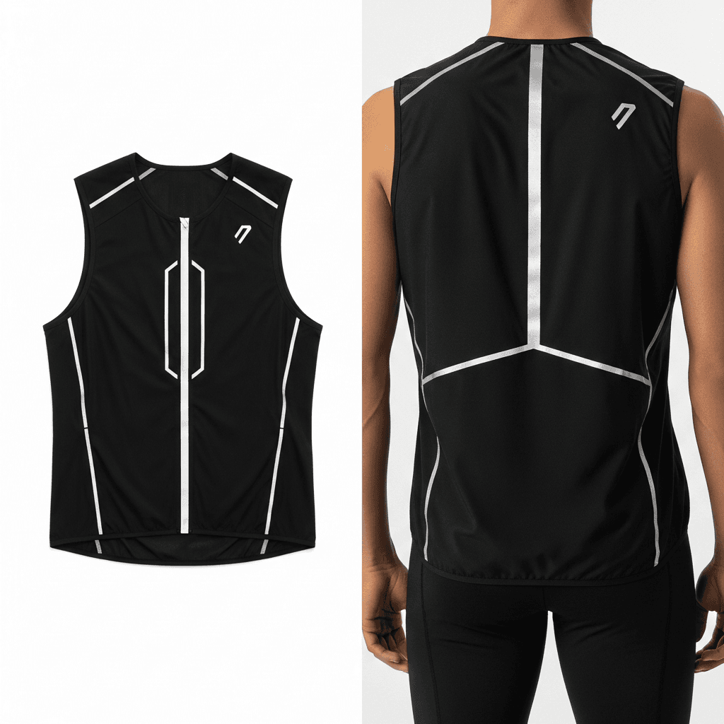 Reflective running vest