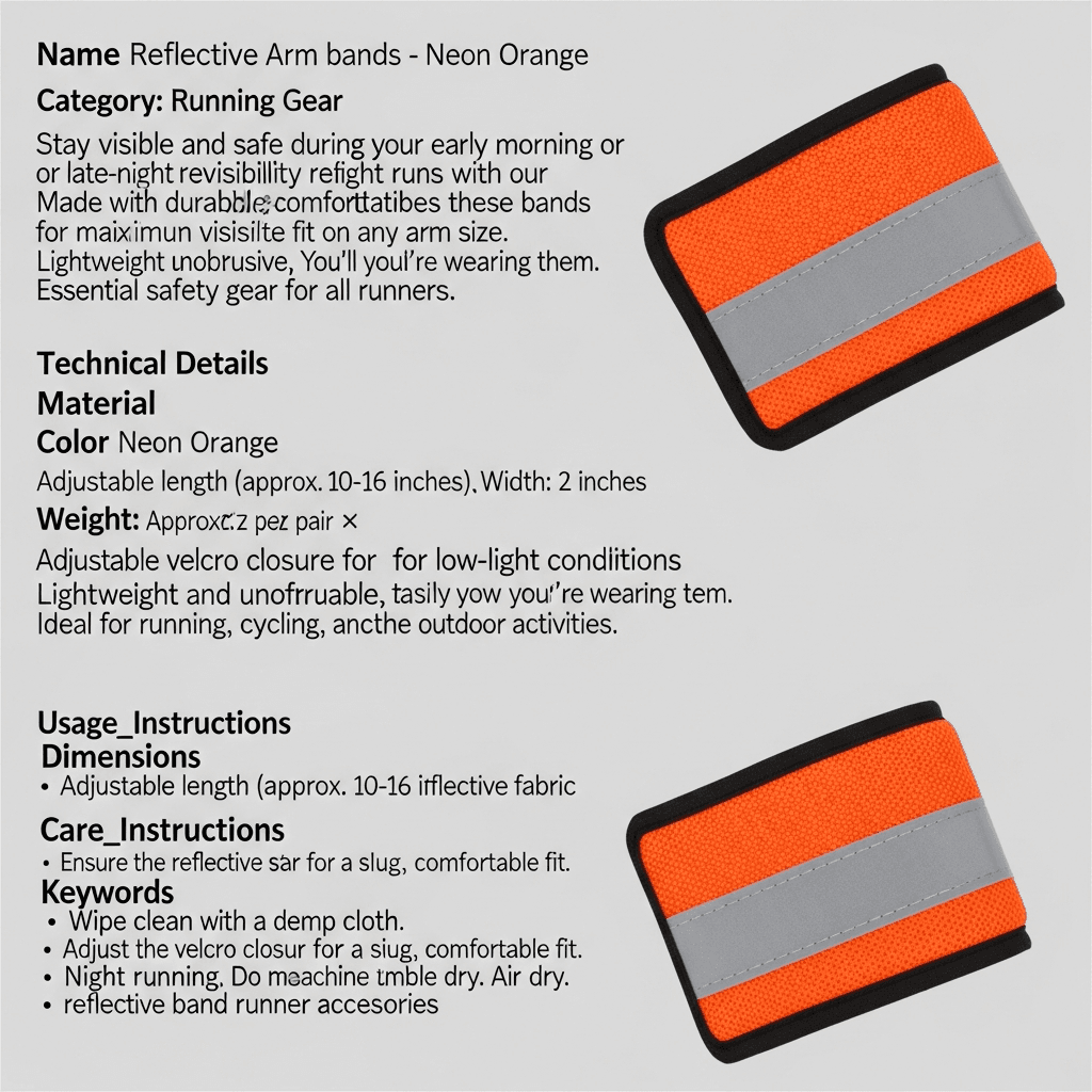 Reflective arm bands