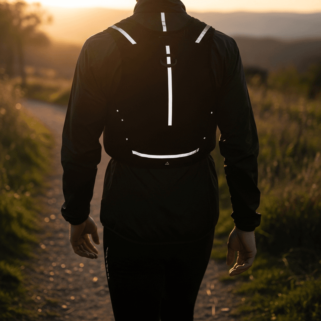 Reflective running vest, image 2